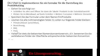 DB04UE09 Datenbanken mit MS Access LE04 Relationales Modell Teil09 Formular quotProduktequot [upl. by Zipah98]