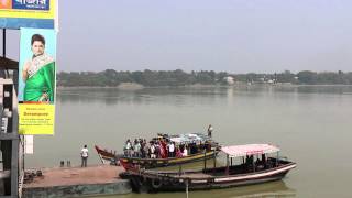 River Hooghly  Serampore  February 2015 [upl. by Anhavas]