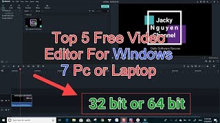 Top 5 Best Free Video Editor for Windows 7 32 bit [upl. by Crystie]