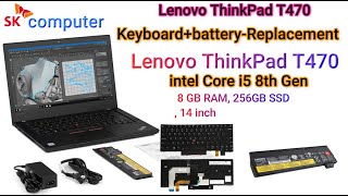 lenovo thinkpad t470 KeyboardbatteryReplacement ThinkPad T470  T480 Laptop [upl. by Doownyl412]