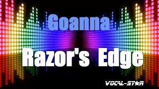 Goanna – Razors Edge Karaoke Version Karaoke with Lyrics HD VocalStar Karaoke [upl. by Suolekcin]