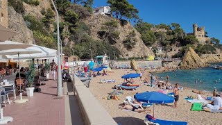 4K Lloret de Mar Catalonia Spain Walking Tour  September 2023 [upl. by Johannessen]