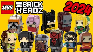 All 2024 LEGO Brickheadz Revealed Leaked amp Rumoured So Far [upl. by Akined]