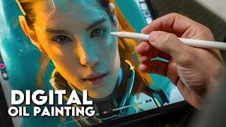 The easiest best way to make Digital paintings [upl. by Anesusa85]