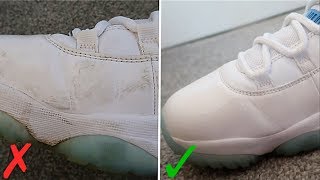 How To Remove Scuffs From Patent Leather  Featuring Air Jordan 11s BEST WAY [upl. by Leoy940]