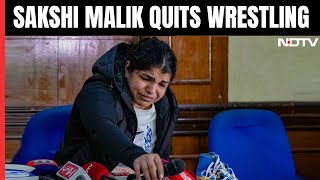 quotI Quitquot Sakshi Malik quotHangs Up Bootsquot Over Wrestling Body Poll Results [upl. by Ahtebbat11]