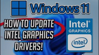 How to Update Intel Graphics Windows DCH Drivers Windows 11 10 [upl. by Waters]