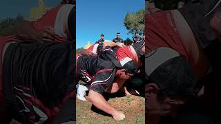 WHAT A 900KG RUGBY SCRUM LOOKS LIKE CLOSE UP [upl. by Landers]