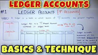 LEDGER Posting with a Simple TECHNIQUE  Class 11  BCOM  CA Foundation [upl. by Riddle240]