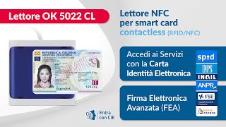 Omnikey 5022 CL  Lettore contactless USB per la Carta dIdentità Elettronica CIE 30 [upl. by Carolynn409]