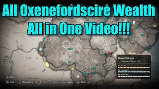 Assassins Creed Valhalla All Oxenefordscire Wealth Location guide [upl. by Namhcan]