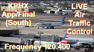 🔴LIVE Flight Tracker ATC and Flight Tracker KPHX Phoenix AppFinal South [upl. by Irem]