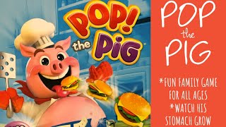 POP THE PIG BOARD GAME HOW TO PLAY POP THE PIG FAMILY FUN BOARD GAME [upl. by Cir19]