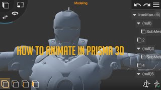 How To Animate In Prisma 3D Beginner Tutorial [upl. by Lasala]