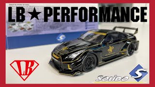 143 Nissan GTR Liberty Walk Silhouette John Player Special  Solido Unboxing [upl. by Harlie]