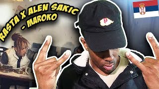 BALKAN RAP REACTION Rasta x Alen Sakic  Maroko Official Video [upl. by Cohby]