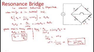 Resonance bridge  Owens bridge  Electrical Instruments  EIM   Lec  56 [upl. by Kcirre]