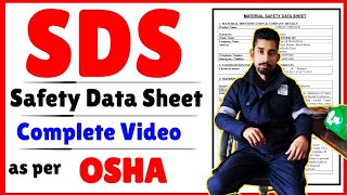 Safety Data Sheet SDS or Material Safety Data Sheet MSDS amp its Contents [upl. by Noorah]