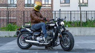 Triumph Speedmaster 1200  Самый непопулярный круизер Bonneville Bobber для двоих [upl. by Ennairrac379]