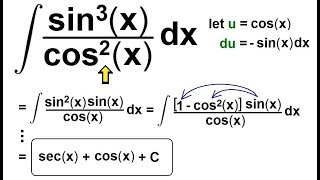 Calculus 2 How Do You Integrate 108 of 300 Find the Integral of sin3xcos2xdx [upl. by Lesli]