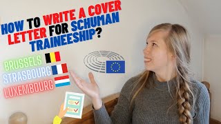 How to write Motivation Letter to European Parlament  EU Parlament Schuman traineeship Cover letter [upl. by Ttik]