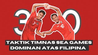 Taktik Timnas Sea Games  Tekuk Filipina 30 [upl. by Lleral]