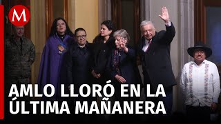 Así fue la última conferencia mañanera de AMLO [upl. by Llevel]