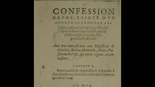 Belgic Confession Article 13  The Doctrine of Gods Providence [upl. by Adnaloy]