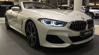 BMW M850i xDrive Cabrio in Mineralweiß metallic [upl. by Ymerrej]