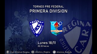 Club Atlético Regina VS Asociación Deportiva Centenario  Pre Federal  1era div  1811 [upl. by Norehc]