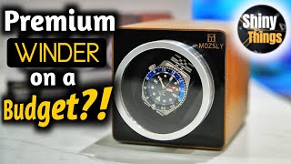 Premium Winder on a Budget  MOZSLY Watch Winder  Full Review [upl. by Nezah831]