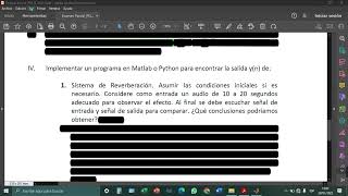 filtrar audio con sistema de reverberación en Matlab [upl. by Melantha]