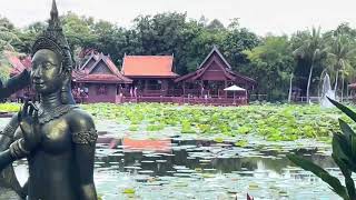 Khmer Traditional Music in the Angkor Cultural Village Theme Park [upl. by Rafi]