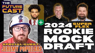 2024 Dynasty Rookie Mock Draft  Superflex MustDraft Players and Sleepers  Dynasty Rookie Rankings [upl. by Sevik]