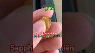 🦀 một viên đá sapphire tự nhiên màu vàng chất lượng cao 🐓🦅🐕🐲🦚🦚🐞🦋🦎 [upl. by Waine]