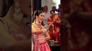 Bride Performs a Beautiful Dance at the Sangeet  Indian Wedding [upl. by Svend]