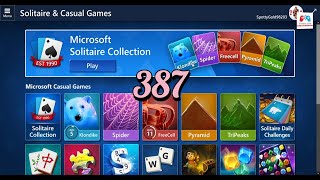 Solving Microsoft Solitaire FreeCell Nos 387  Ultimate Strategy Guide [upl. by Melita]