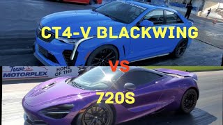 CT4V BLACKWING vs McL 720s [upl. by Lisha]