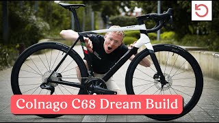 THE ULTIMATE ROAD BIKE BUILD  Colnago C68 2024  Full Bike Build [upl. by Ruyam]