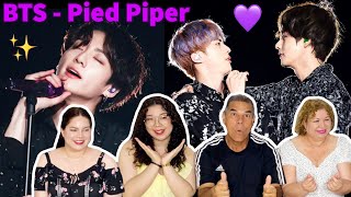 BTS  Pied Piper ✨ Letra amp LIVE Performance  REACCIÓN EN FAMILIA 💜 [upl. by Cruce]