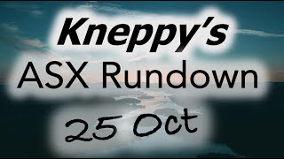 ASX Daily Rundown  Resmed Up 6 on Fantastic Quarterly plus Tesla Up 20 [upl. by Gay]