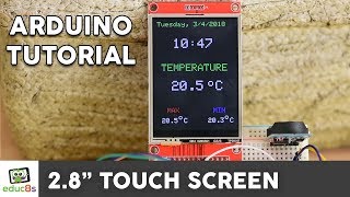 Arduino TFT LCD Touch Screen Tutorial 28quot ILI9341 Driver also for ESP32 [upl. by Fogel]