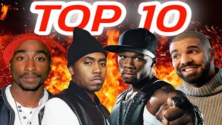 What are the TOP 10 DISS tracks in RAP [upl. by Consalve]