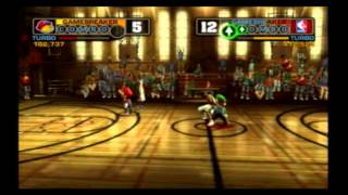 NBA Street V3  Nintendo All Stars vs Legendary NBA Stars [upl. by Arber675]