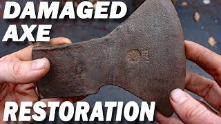 Restoring a Damaged Axe amp Making a Wet Form Sheath [upl. by Saucy]