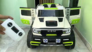 RC Mahindra Scorpio Car Unboxing amp Testing  24Ghz Remote Control Ride on Car  Shamshad Maker 🔥🔥 [upl. by Pokorny768]