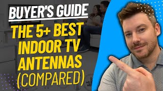 Top 5 BEST Indoor TV Antennas  Best TV Antenna Review 2023 [upl. by Clarette]