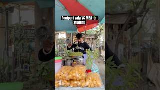 Panipuri vala VS MBA student  Vimal Gupta  funnyvideo panipuri foodie foodlover [upl. by Marguerite728]