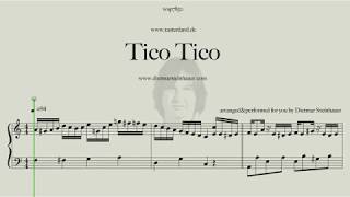 Tico Tico  Easy Piano [upl. by Nadnal]