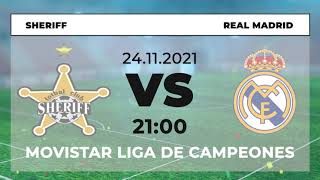 Horario y dónde ver  Sheriff Tiraspol vs Real Madrid [upl. by Aenert296]